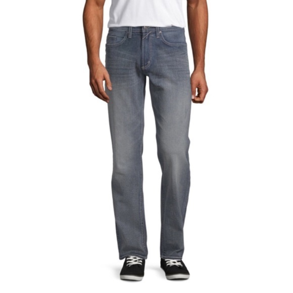 Men’s Decree‎ Slim Straight Denim Distressed Jean